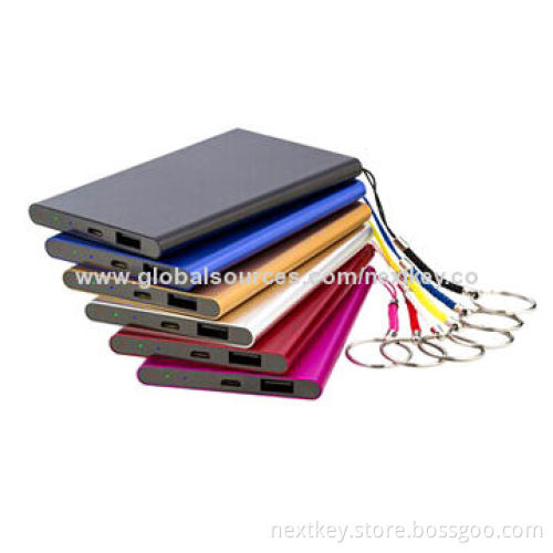 Mobile Power Banks with 4,500mAh Capacity, 5V/1A Output, Fashionable and Easy-to-carryNew